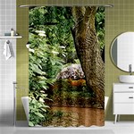 Garden of the Phoenix Shower Curtain 48  x 72  (Small)  Curtain(48  X 72 ) - 42.18 x64.8  Curtain(48  X 72 )