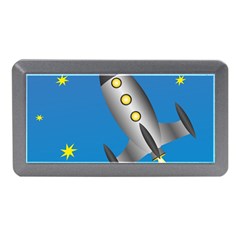 Rocket Spaceship Space Travel Nasa Memory Card Reader (mini) by Wegoenart