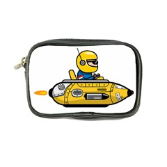 Cartoon Space Racer Galaxy Science Coin Purse by Wegoenart