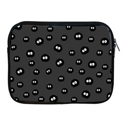 Totoro - Soot Sprites Pattern Apple Ipad 2/3/4 Zipper Cases by Valentinaart