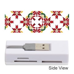 Christmas Wallpaper Background Memory Card Reader (stick) by Pakrebo