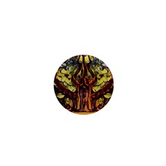 Tree Monster Maestro Landscape 1  Mini Buttons by Pakrebo