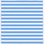 Blue Stripes Canvas 16  x 16  15.2 x15.41  Canvas - 1