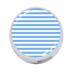 Blue Stripes 4-port Usb Hub (one Side) by snowwhitegirl