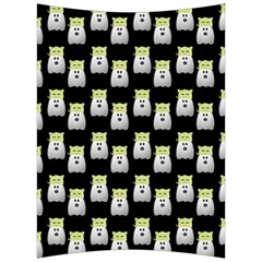 Ghost Pet Black Back Support Cushion by snowwhitegirl
