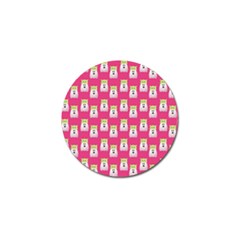 Ghost Pet Pink Golf Ball Marker (4 Pack) by snowwhitegirl