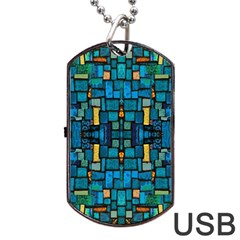 Ml 103 1 Dog Tag Usb Flash (two Sides) by ArtworkByPatrick