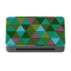 Green Geometric Memory Card Reader With Cf by snowwhitegirl