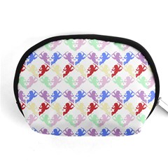 Colorful Cherubs White Accessory Pouch (medium) by snowwhitegirl