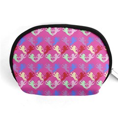 Colorful Cherubs Pink Accessory Pouch (medium) by snowwhitegirl