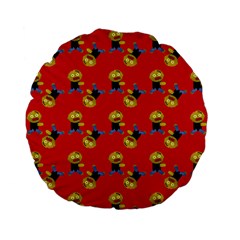 Golden Zombie Standard 15  Premium Flano Round Cushions by snowwhitegirl
