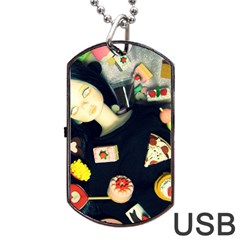 Food Dog Tag Usb Flash (two Sides) by snowwhitegirl