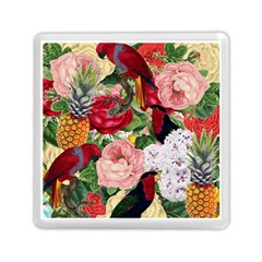 Tropical Bird Floral Memory Card Reader (square) by snowwhitegirl