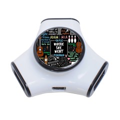 Book Quote Collage 3-port Usb Hub by Sudhe