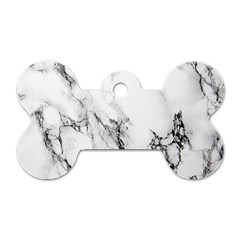 Marble Pattern Dog Tag Bone (one Side) by Sudhe