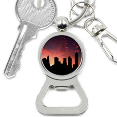 Skyline Panoramic City Architecture Bottle Opener Key Chains by Sudhe