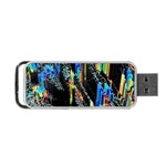 Abstract 3d Blender Colorful Portable USB Flash (Two Sides) Front