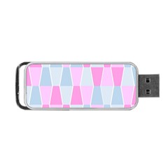 Geometric Pattern Design Pastels Portable Usb Flash (one Side) by Sudhe
