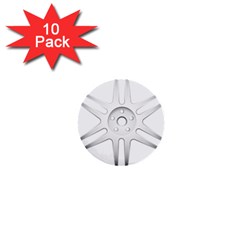 Wheel Skin Cover 1  Mini Buttons (10 Pack)  by Sudhe