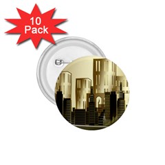 Architecture City House 1 75  Buttons (10 Pack) by Sudhe