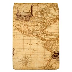 Map Discovery America Ship Train Removable Flap Cover (l) by Sudhe