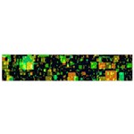 Squares And Rectangles Background Small Flano Scarf Front