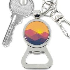 Image Sunset Landscape Graphics Bottle Opener Key Chains by Sudhe