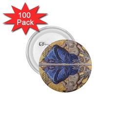 Mosaic Painting Glass Decoration 1 75  Buttons (100 Pack)  by Sudhe