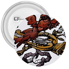 Transparent Background Bird 3  Buttons by Sudhe