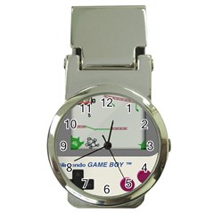 Game Boy White Money Clip Watches by Sudhe