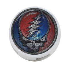Grateful Dead Logo 4-port Usb Hub (two Sides) by Sudhe