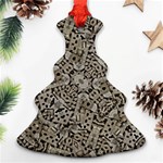 Cyber Punk Pattern Design Christmas Tree Ornament (Two Sides) Back