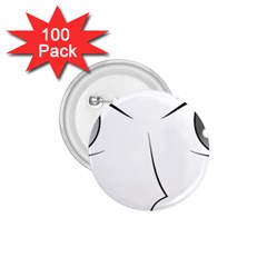 Eyes Manga Anime Female Cartoon 1 75  Buttons (100 Pack)  by Sudhe