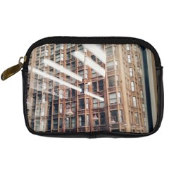 Chicago L Morning Commute Digital Camera Leather Case by Riverwoman