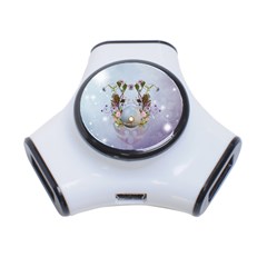 Easter Egg With Flowers 3-port Usb Hub by FantasyWorld7