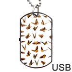 Butterfly Butterflies Insect Swarm Dog Tag USB Flash (One Side) Front