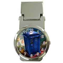 The Police Box Tardis Time Travel Device Used Doctor Who Money Clip Watches by Sudhe
