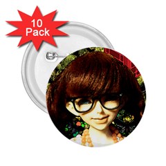 Olivia In The Fields 2 25  Buttons (10 Pack)  by snowwhitegirl