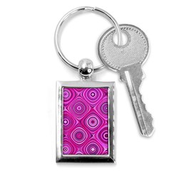 Electric Field Art Xiii Key Chains (rectangle)  by okhismakingart