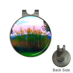 Field Of Goldenrod Hat Clips With Golf Markers by okhismakingart