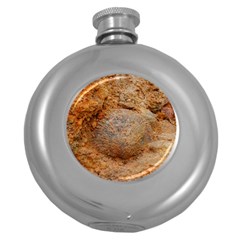 Shell Fossil Ii Round Hip Flask (5 Oz) by okhismakingart