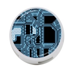 Circuit Pcb Tile Tiling Computer 4-port Usb Hub (two Sides) by Pakrebo