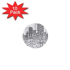 Division A Collection Of Science Fiction Fairytale 1  Mini Buttons (10 Pack)  by Sudhe
