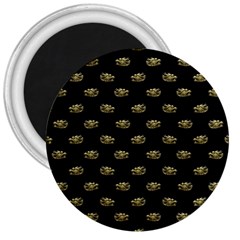 Dragon Head Motif Pattern Design 3  Magnets by dflcprintsclothing