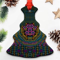 The  Only Way To Freedom And Dignity Ornate Ornament (christmas Tree)  by pepitasart