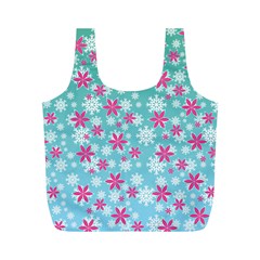 Background Frozen Fever Full Print Recycle Bag (m) by HermanTelo