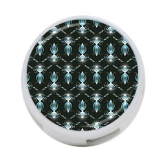 Seamless Pattern Background Black 4-port Usb Hub (one Side) by HermanTelo
