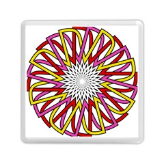 Sun Abstract Mandala Memory Card Reader (square) by HermanTelo