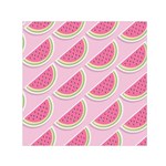 Melons Pattern Food Fruits Melon Small Satin Scarf (Square) Front
