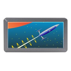 Rocket Spaceship Space Galaxy Memory Card Reader (mini) by HermanTelo